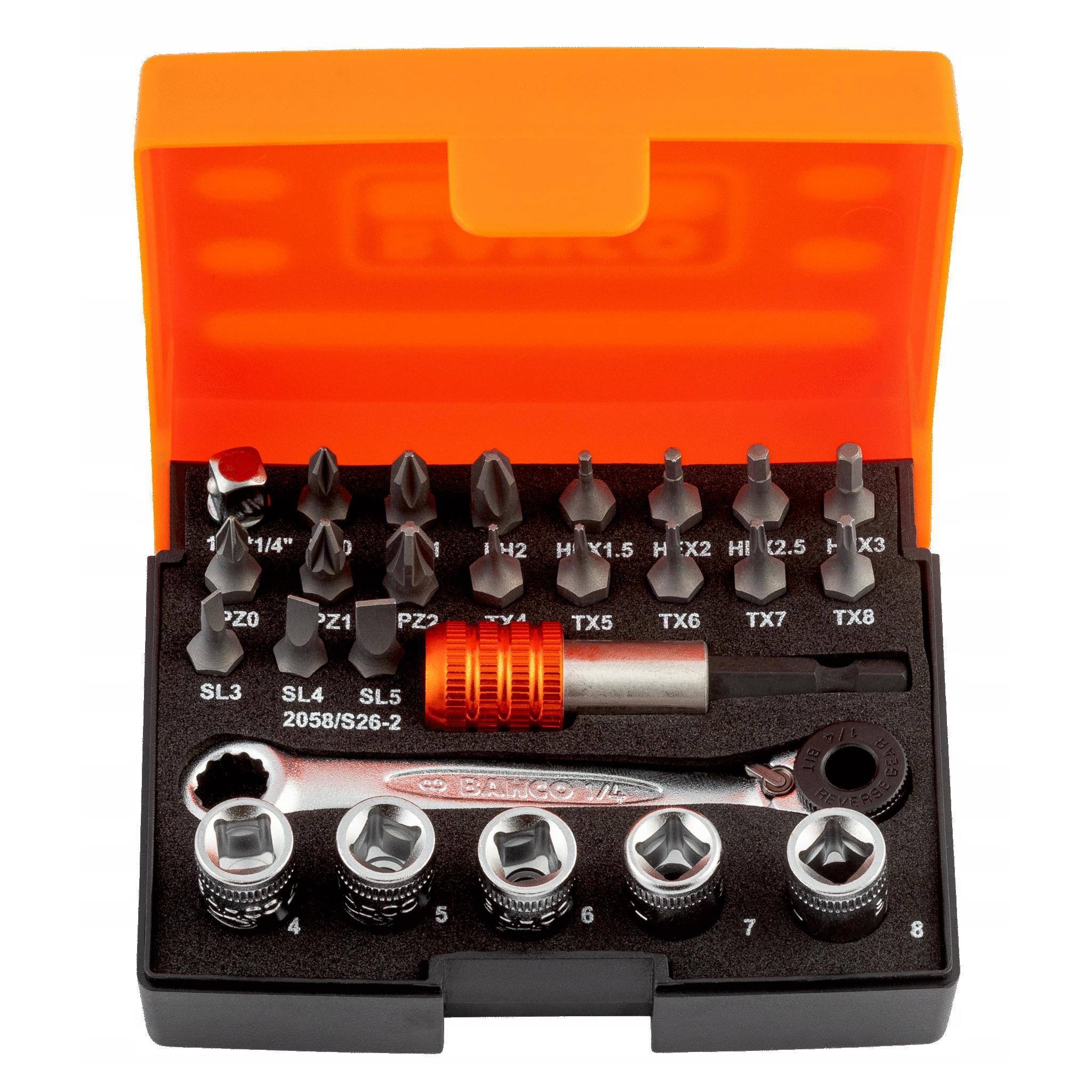 Набор бит и насадок BAHCO 2058/S26 (12377554139) Набор бит и насадок BAHCO 2058/S26 (12377554139)