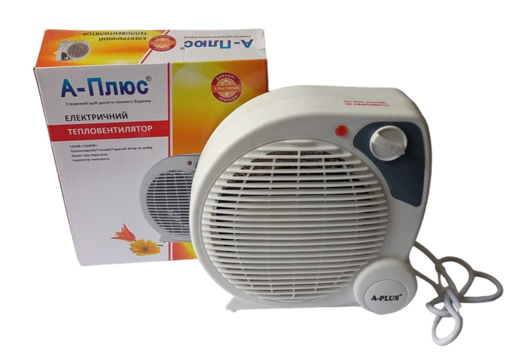 Тепловентилятор напольный A-PLUS 2122 2000 Вт до 22 м2 (ML-05110) - фото 2 Тепловентилятор напольный A-PLUS 2122 2000 Вт до 22 м2 (ML-05110) - фото 2