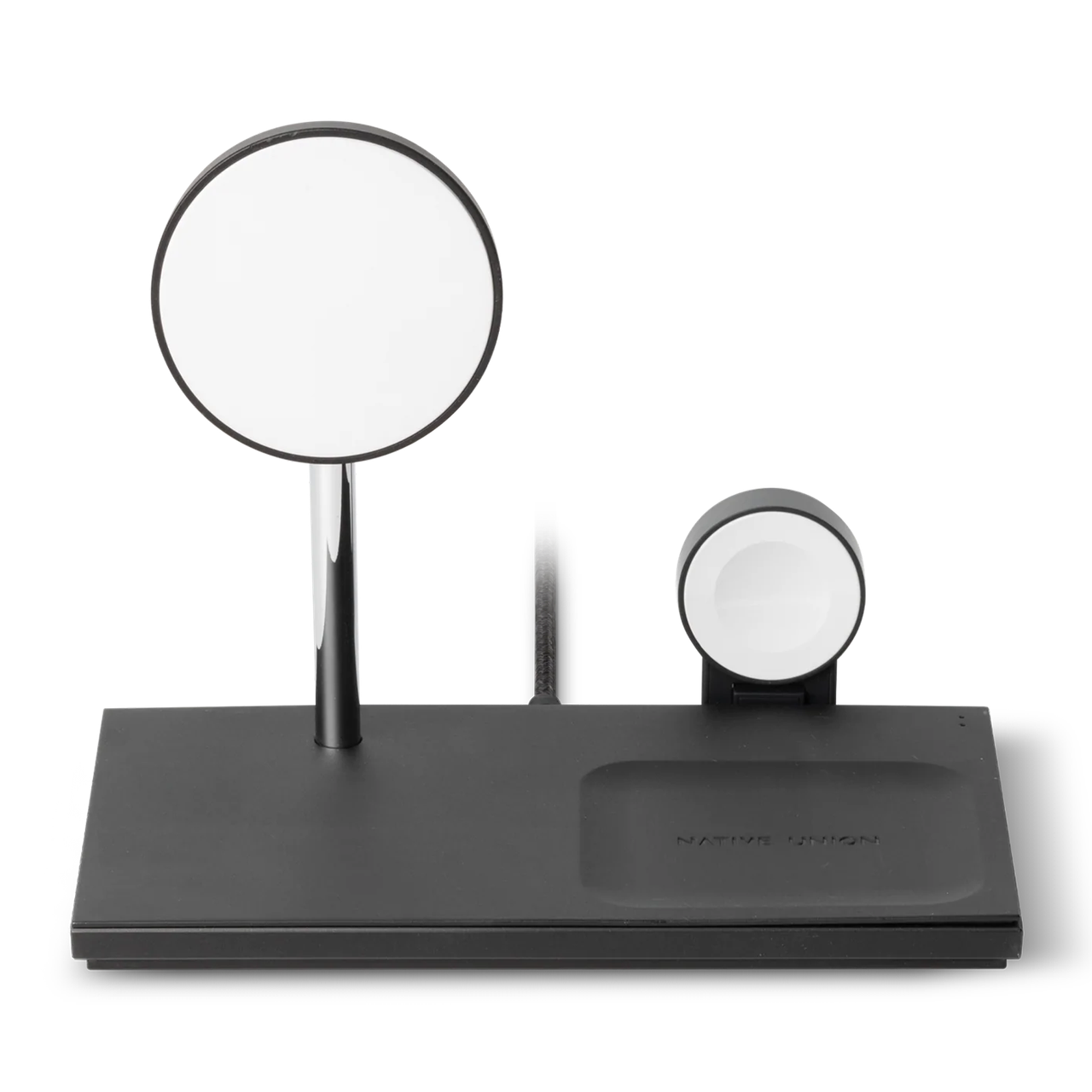 Безпровідна зарядка Native Union Snap 3-in-1 Magnetic Wireless Charger, Black (SNAP-3IN1-BLK-EU) - фото 6