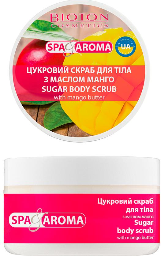 Скраб для тіла цукровий Bioton Cosmetics Spa & Aroma з маслом манго 250 мл (13435) - фото 2