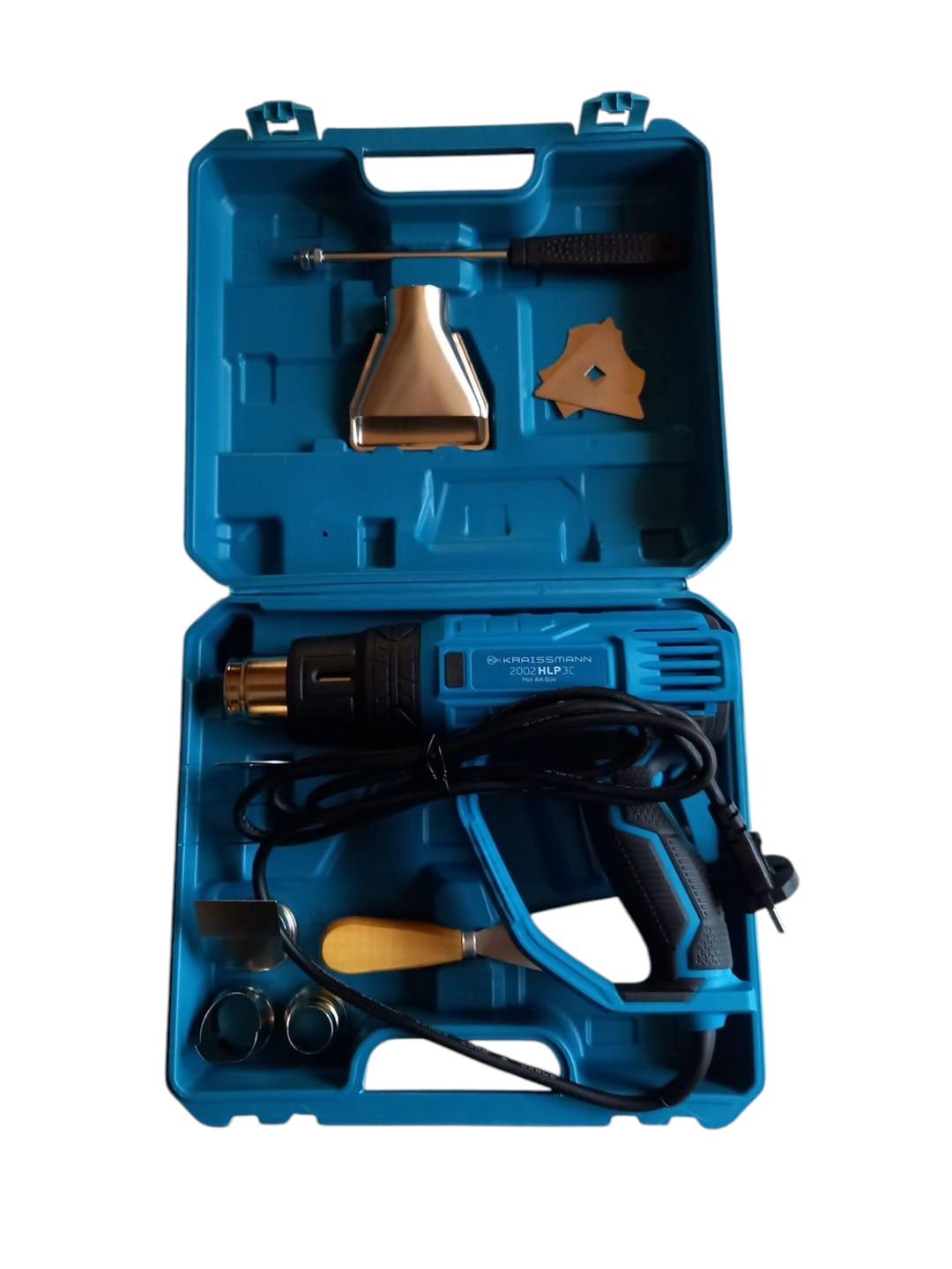 Фен будівельний KRAISSMANN 2002 HLP 3C у кейсі (26238335) - фото 3