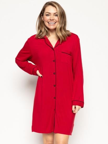 Халат женский средней длины CYBERJAMMIES Windsor 9450 20 3XL Красный (12522)