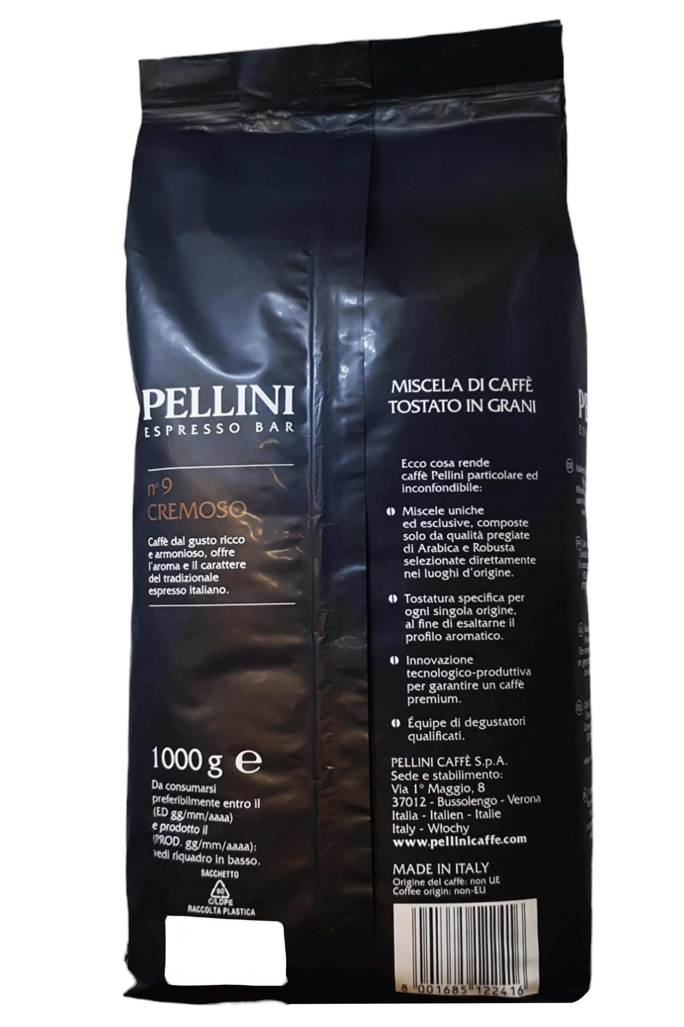 Кава Pellini Espresso BAR n.9 CREMOSO зерно 1 кг (52860) - фото 4
