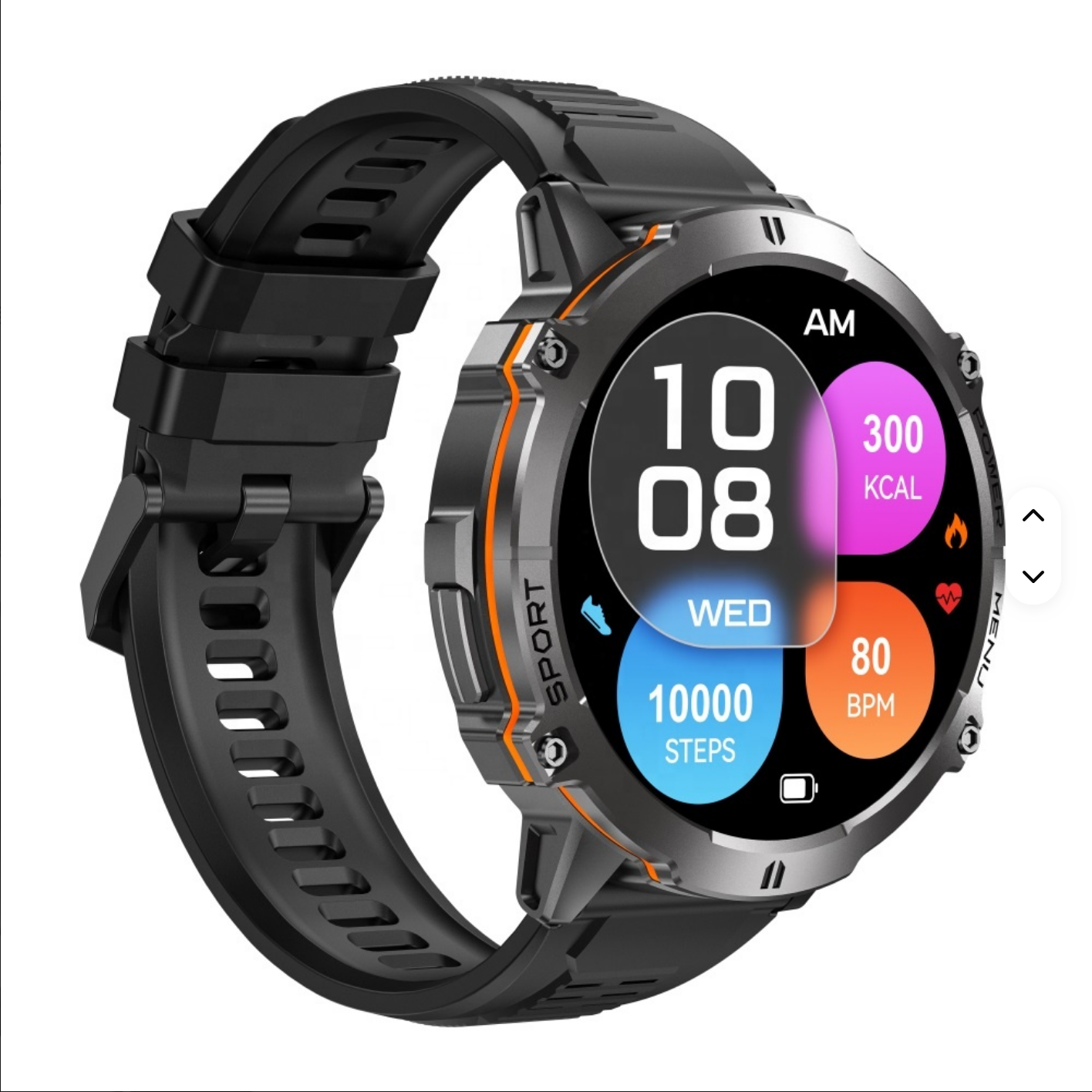 Смарт-годинник Glory Tank X3 Special Edition Black - фото 4