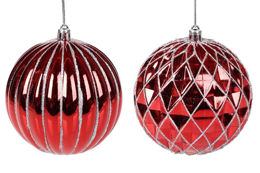 Шар новогодний BonaDi D-10 см 12 шт. (898-125)