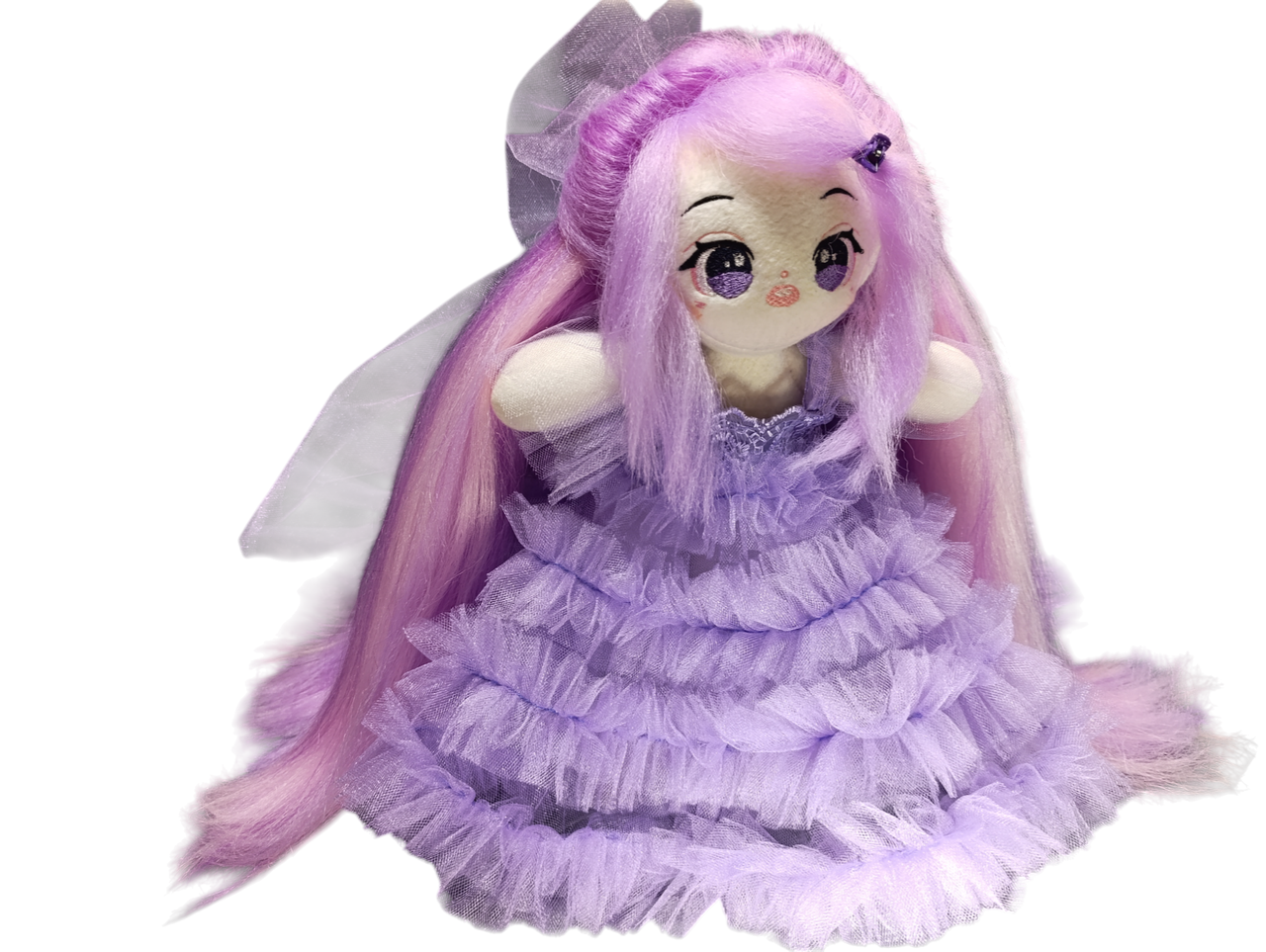 Кукла текстильная Лаванда 30 см на подставке (2745837676)