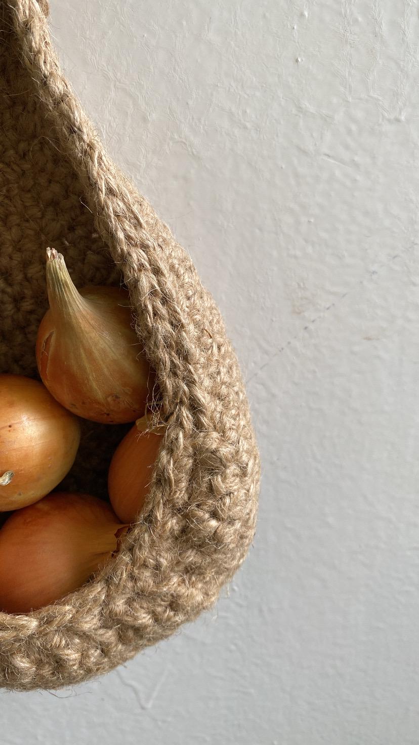 Подвесная корзина из джута Svetla.jute ручной работы (JUTE0075) - фото 6 Подвесная корзина из джута Svetla.jute ручной работы (JUTE0075) - фото 6