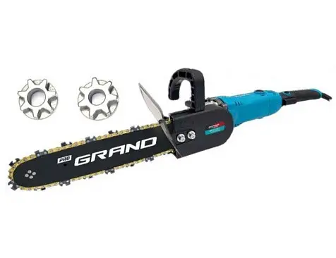 Насадка цепная пила Grand 300 UNI две звездочки 125/180 мм на болгарку - фото 2 Насадка цепная пила Grand 300 UNI две звездочки 125/180 мм на болгарку - фото 2