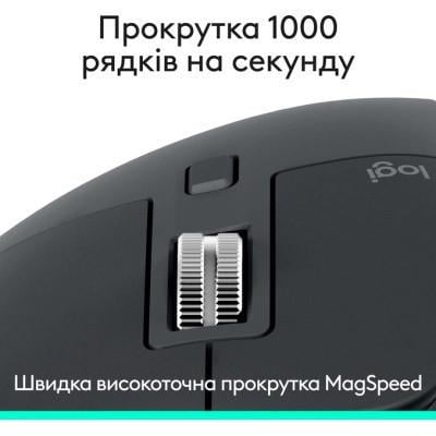 Компьютерная мышка Logitech MX Master 3S Performance Bluetooth Graphite (910-007501) - фото 7