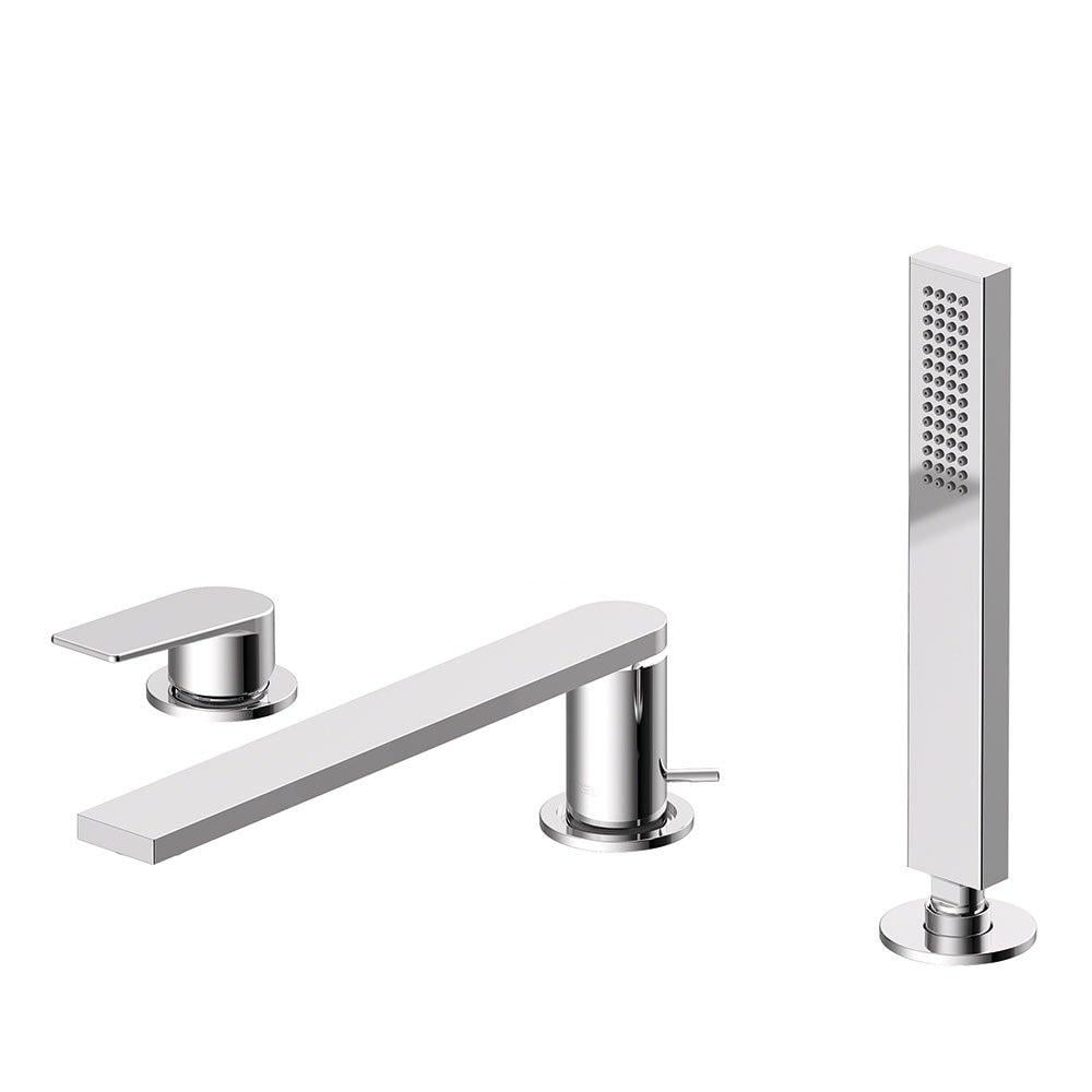 Смеситель на борт ванны Tres Project 21116103 на три отверстия Хром (132594)