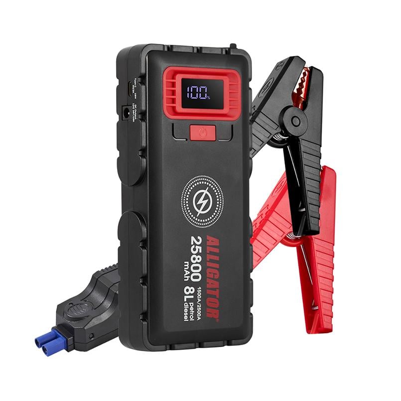 Пусковое устройство Alligator Jump Starter 1500A/2500A 25800 mAh со Smart-клеммами (JS848) - фото 2