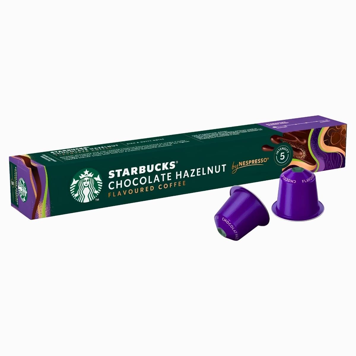 Кофе в капсулах Starbucks Nespresso Chocolate Hazelnut 10 шт