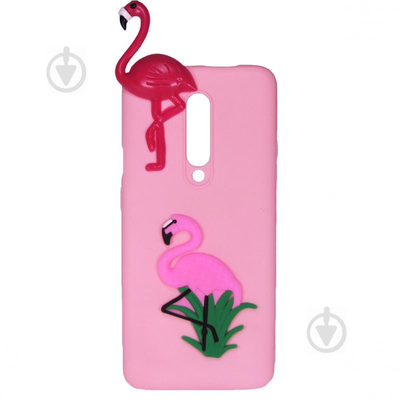 Чехол Cartoon Case 3D для OnePlus 7 Pro Фламинго (arbc7805) - фото 1