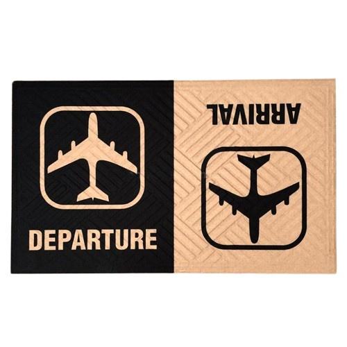 Килимок придверний Arrival Departure 45x75 см Beige/Black (125092)