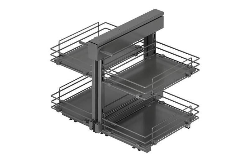 Механизм угловой STARAX CORNER Secret выдвижной универсальный 400 мм Антрацит (S-3065-А)