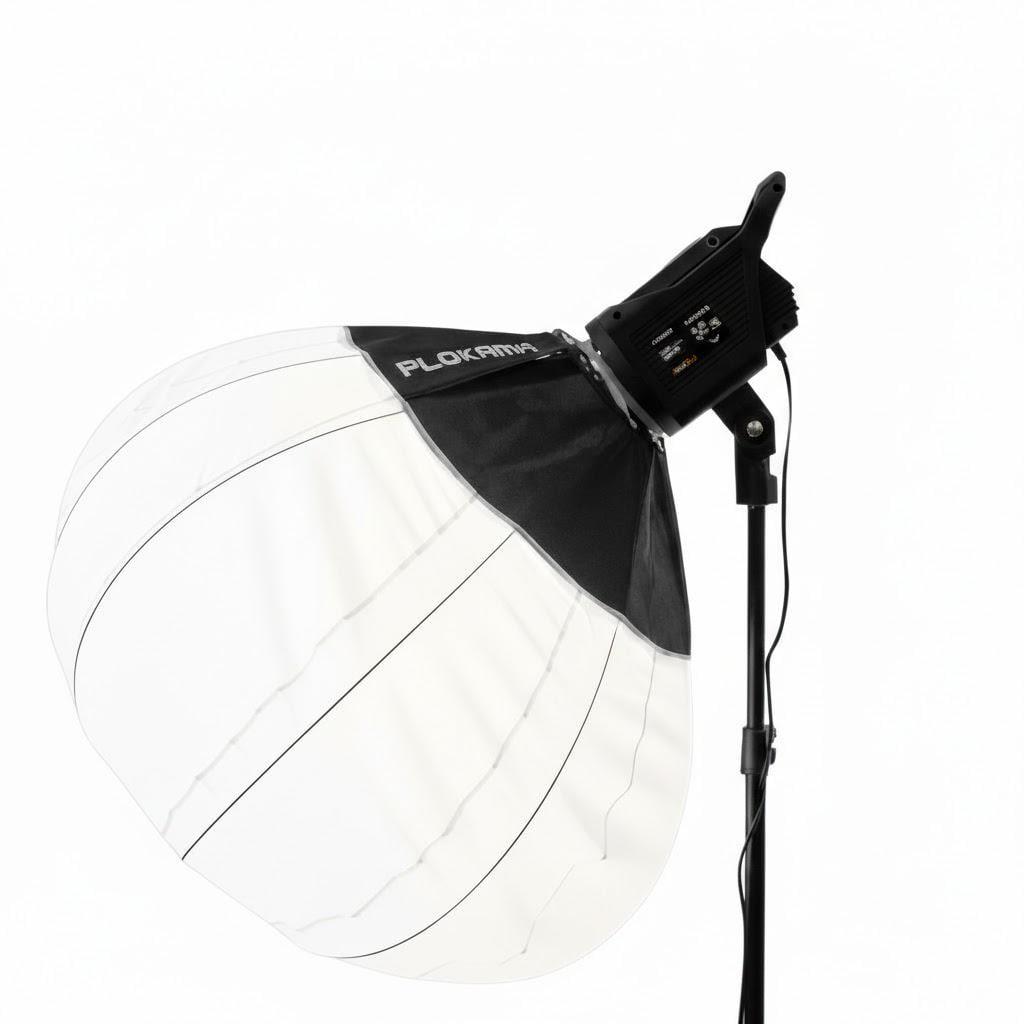 Лампа студийная PLOKAMA PK-400S для видео/фото 3в1 PK-400S KIT-A LED 2700–6500K Черный (32080548)