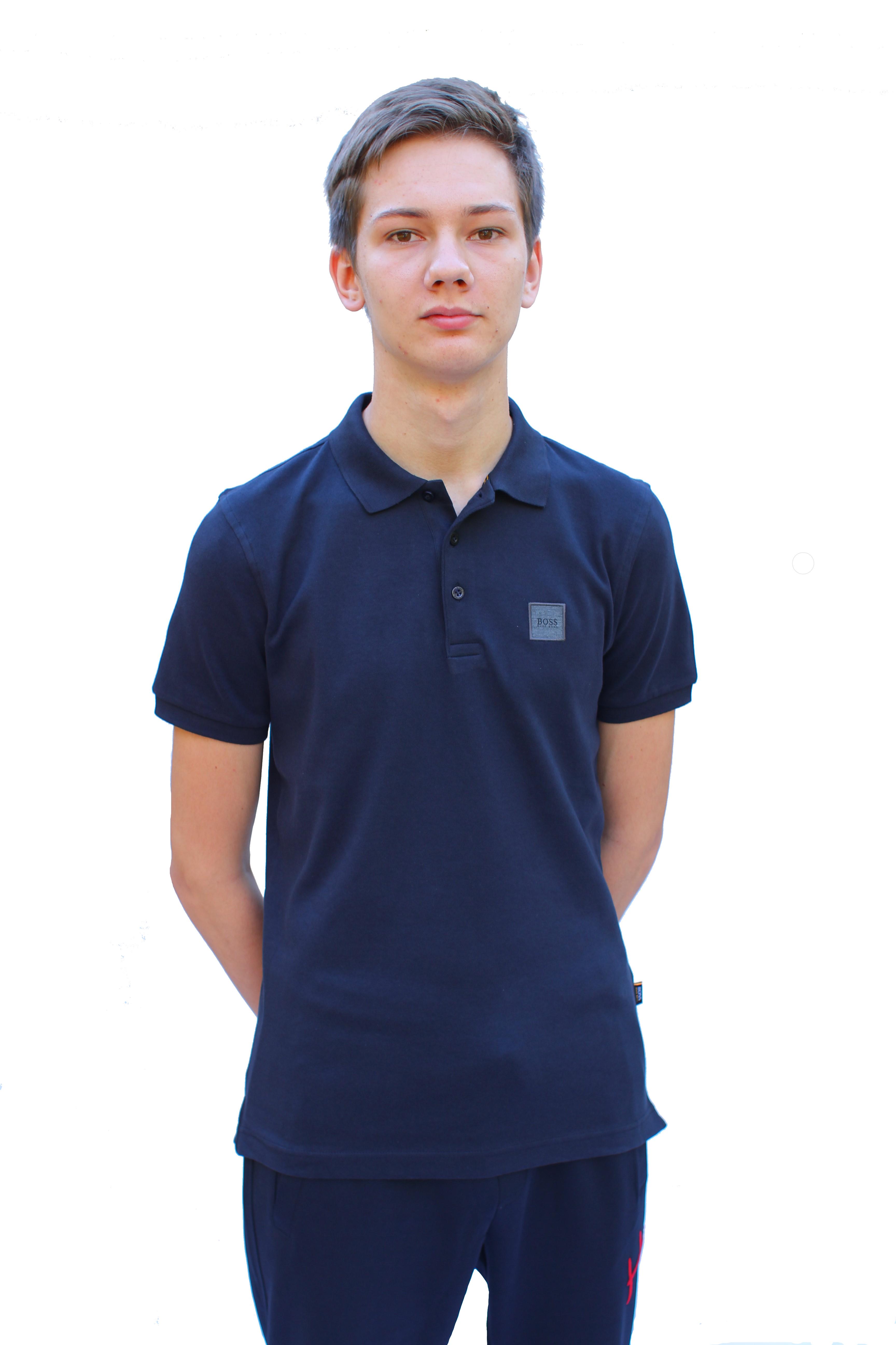 Поло мужское BOSS by Hugo Boss LT400-2000NV 2XL