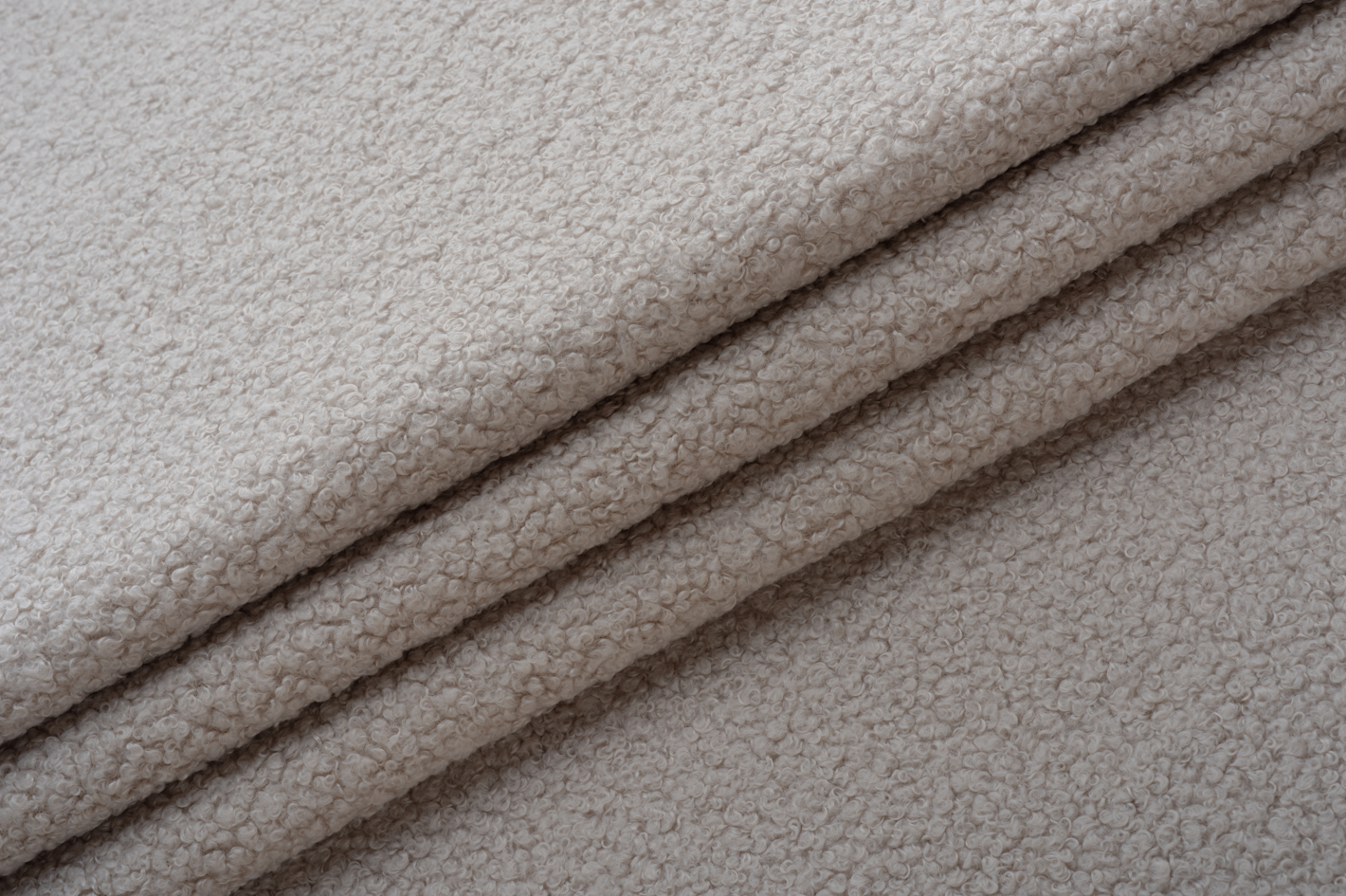 Ткань для мебели Exim Textil Букле Альпака 12 Серый (2402)