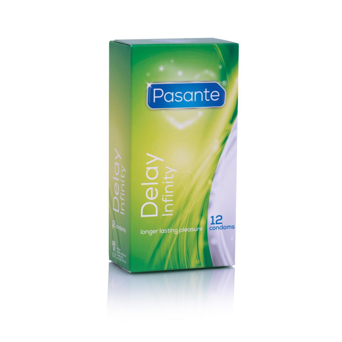 Презервативы с пролонгацией Pasante Delay Infinity латексные 12 шт. (R1223C)