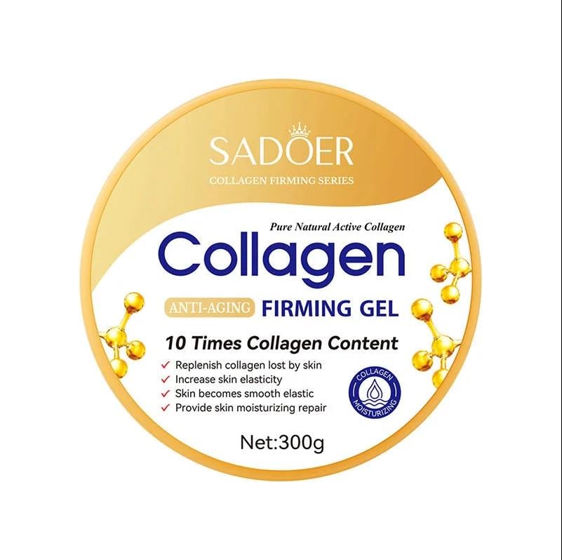 Гель для лица и тела Sadoer Collagen Anti-Aging Firming Gel увлажняющий органический 300 мл