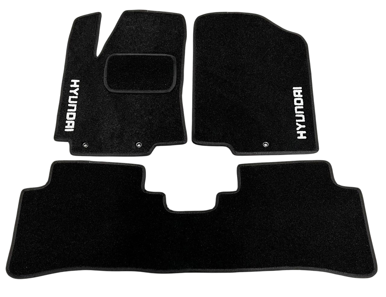 Килимки в салон ворсові для Hyundai Accent 2011- Solaris BLCCR1216 5 шт. Чорний (27327151)