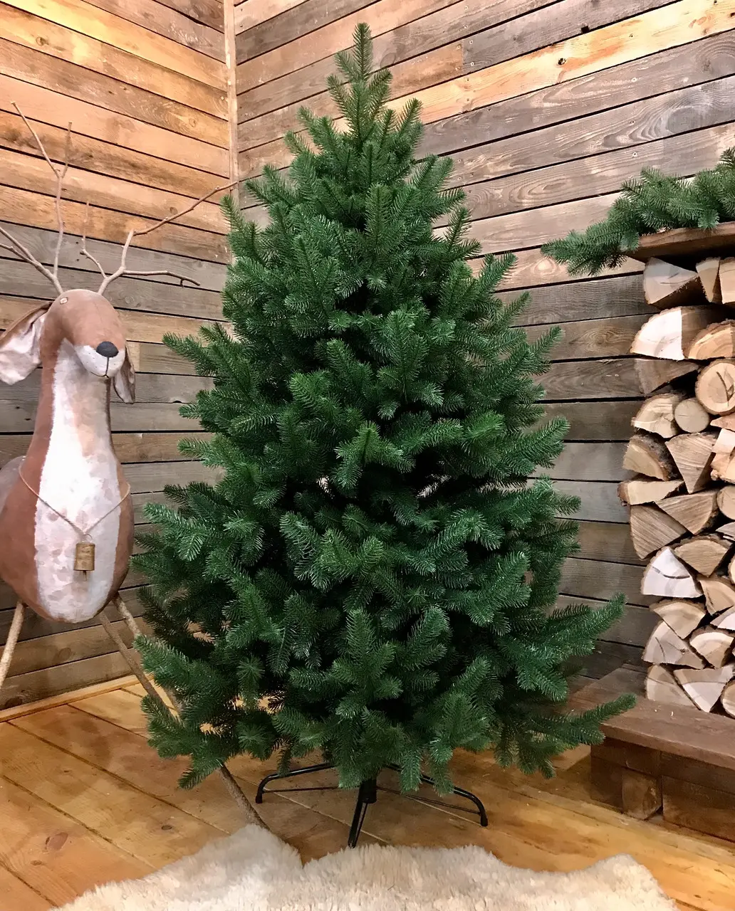 Елка искусственная HVOYA литая Super Lux пышная литая 160 см Зеленый (110S/160/G) - фото 8 Елка искусственная HVOYA литая Super Lux пышная литая 160 см Зеленый (110S/160/G) - фото 8