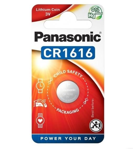 Батарейка Panasonic CR1616 Lithium CR-1616EL/1B 3-6В (11401514)