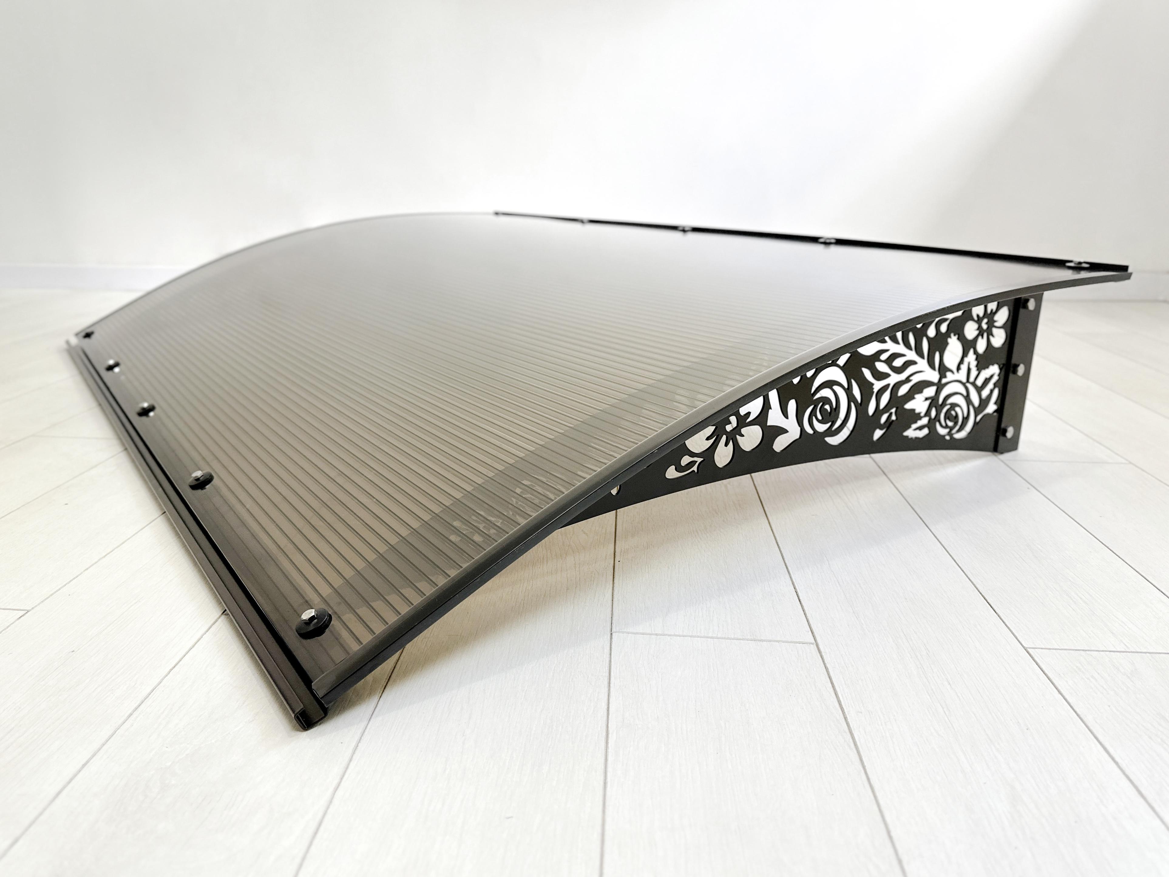 Навес-козырек Роза сотовый поликарбонат 6 мм 120х80 см (2802253M) - фото 3 Навес-козырек Роза сотовый поликарбонат 6 мм 120х80 см (2802253M) - фото 3