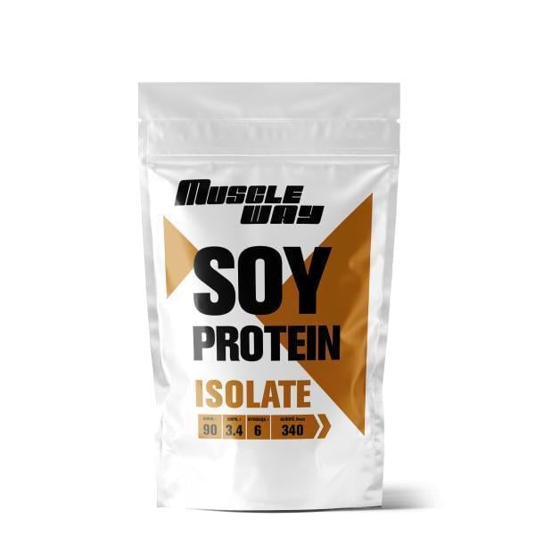 Протеин соевый изолят MuscleWay Soy Protein 90% на 15 порций Клубничный 500 г (124-125-soy-mw-rs500-4) Протеин соевый изолят MuscleWay Soy Protein 90% на 15 порций Клубничный 500 г (124-125-soy-mw-rs500-4)