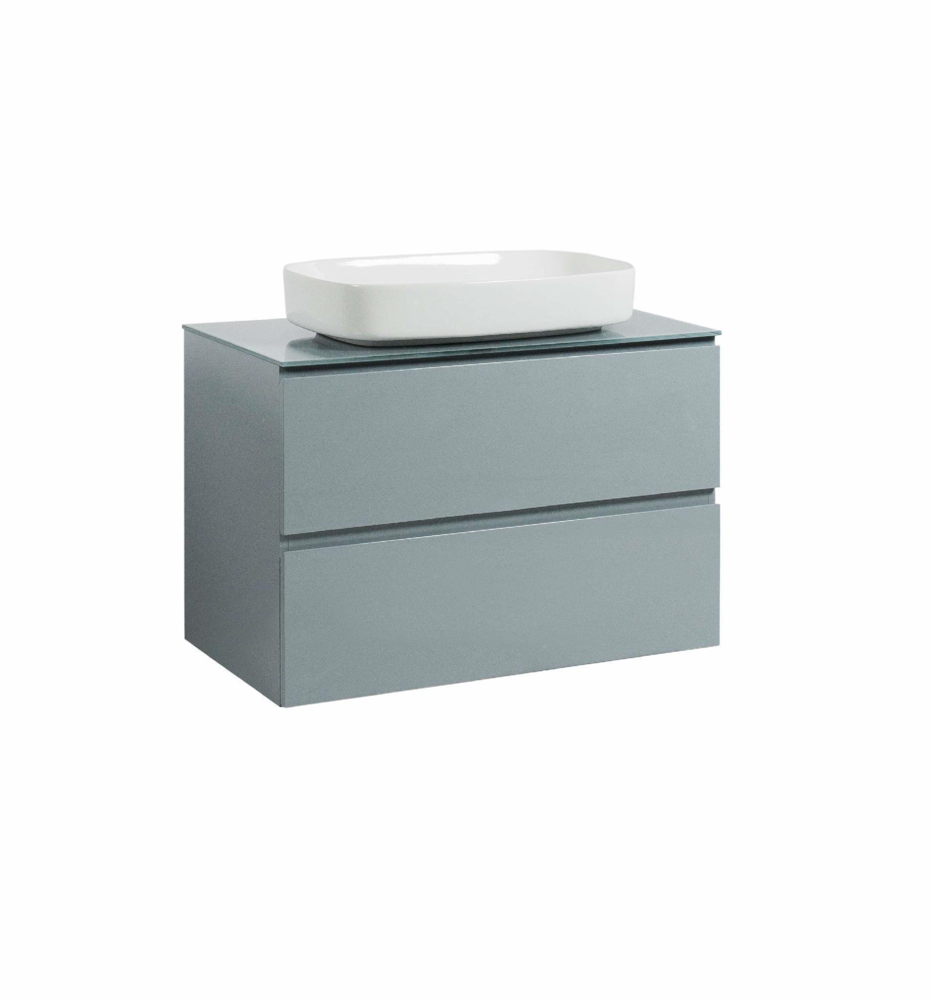 Тумба підвісна Sanwest Group VELMA 80 чаша Макс Сірий (88996574)