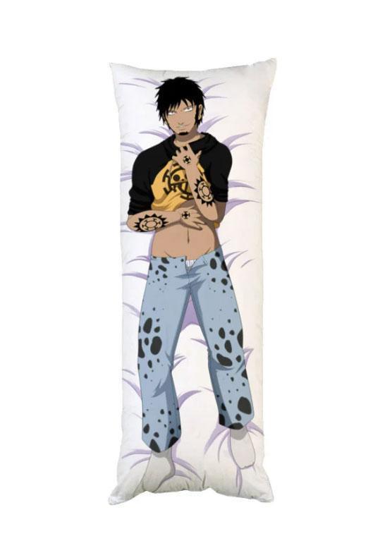Подушка дакимакура Трафальгар Ван пис/Trafalgar in One Piece декоративная для обнимания 40x120 см двусторонняя (1834004417)