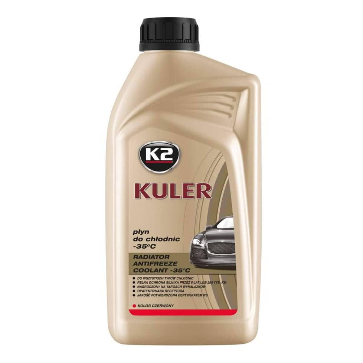 Рідина охолоджуюча K2 Kuler Long Life -35 °C G12 1 л Червоний