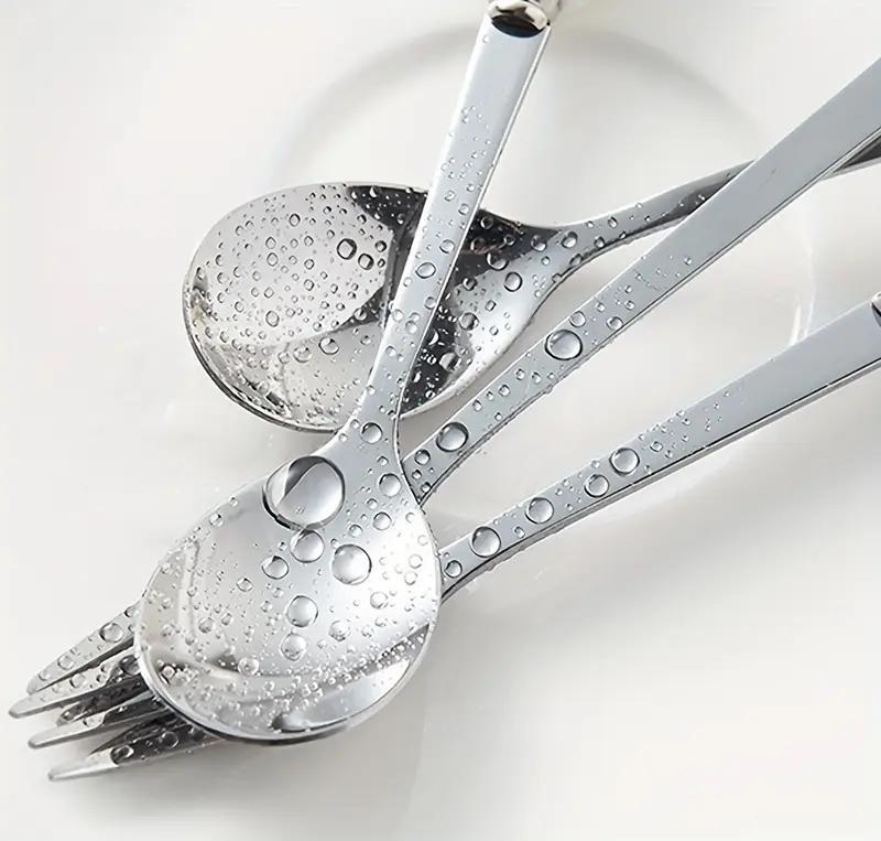 Ложка десертная с сердцем из нержавеющей стали 1 шт. Серебристый с красным (2689612545) - фото 9 Ложка десертная с сердцем из нержавеющей стали 1 шт. Серебристый с красным (2689612545) - фото 9