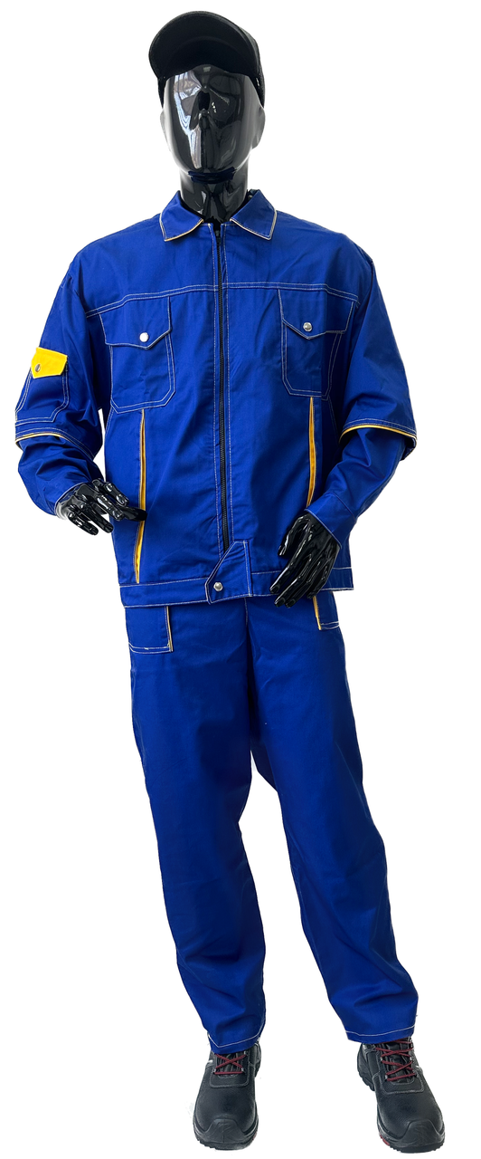 Костюм ИТР Саржа 03654 сн р. 52-54 Синий (5-6)