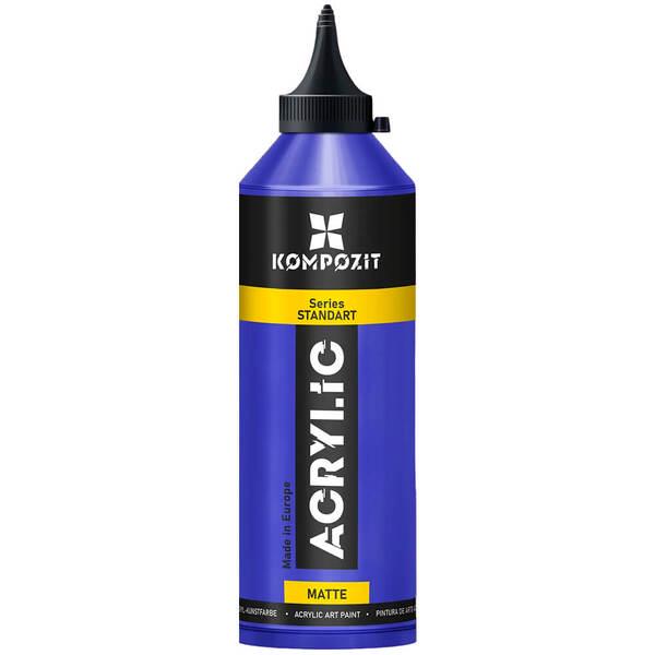 Акрилова фарба ART Kompozit Standart 058 500 мл Ультрамарин синій (KT500058) Акрилова фарба ART Kompozit Standart 058 500 мл Ультрамарин синій (KT500058)