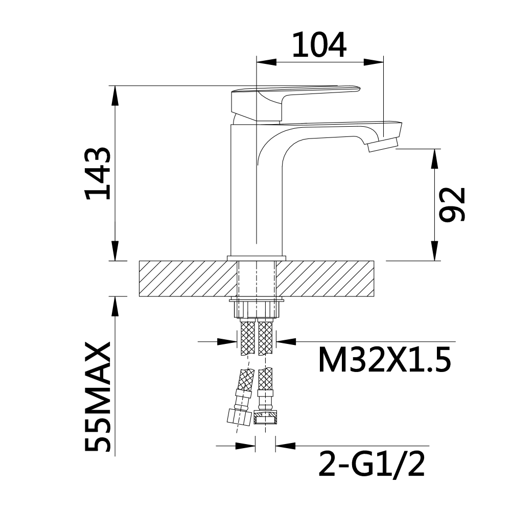 Смеситель для раковины Qtap Leo New QTLEO270CRM45561 Chrome (SD00051685) - фото 4 Смеситель для раковины Qtap Leo New QTLEO270CRM45561 Chrome (SD00051685) - фото 4