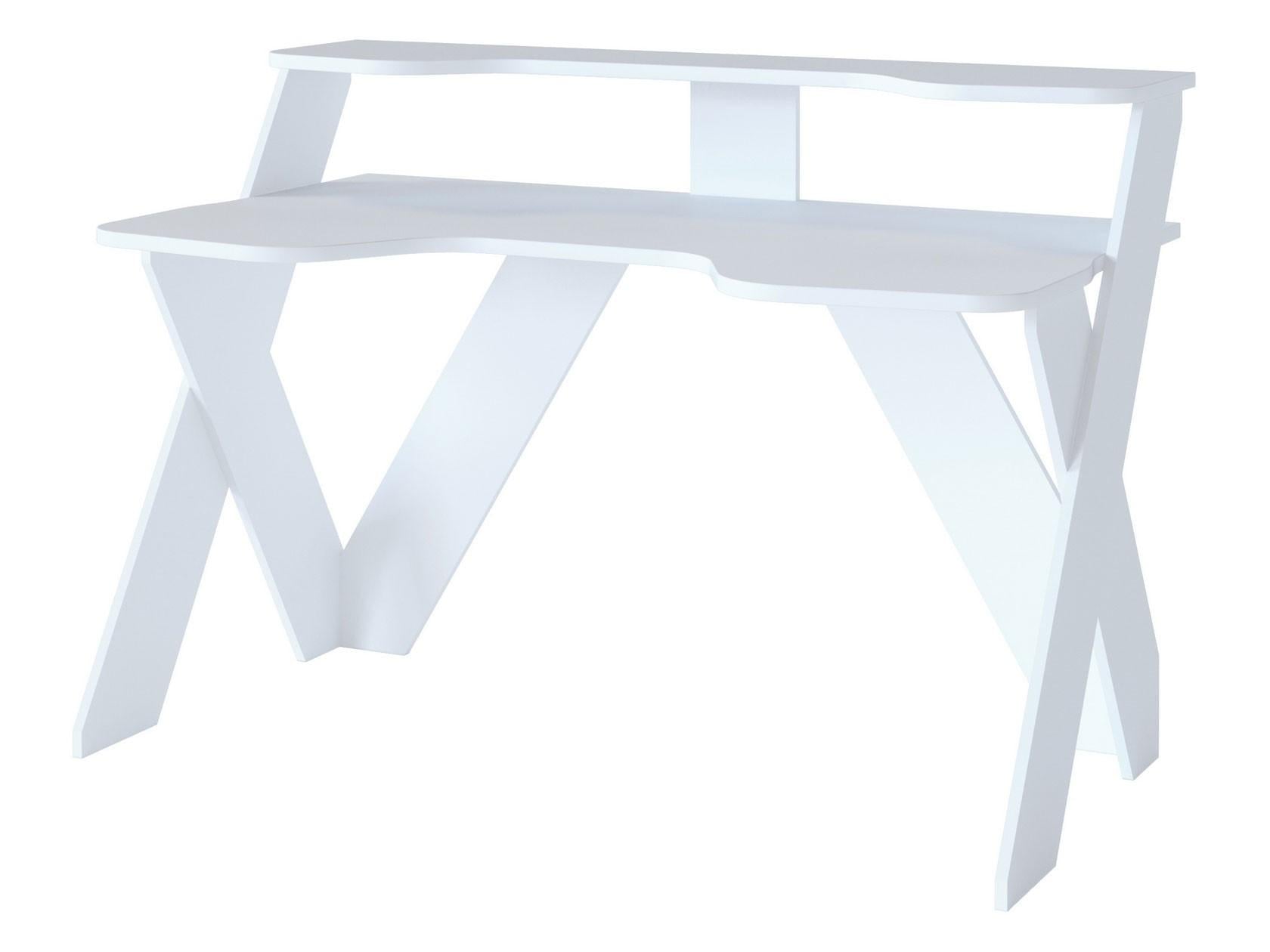 Геймерский стол XGamer 12 ЛДСП SWISSPAN 110 кг на ножках Белый (ГСXG14-12)