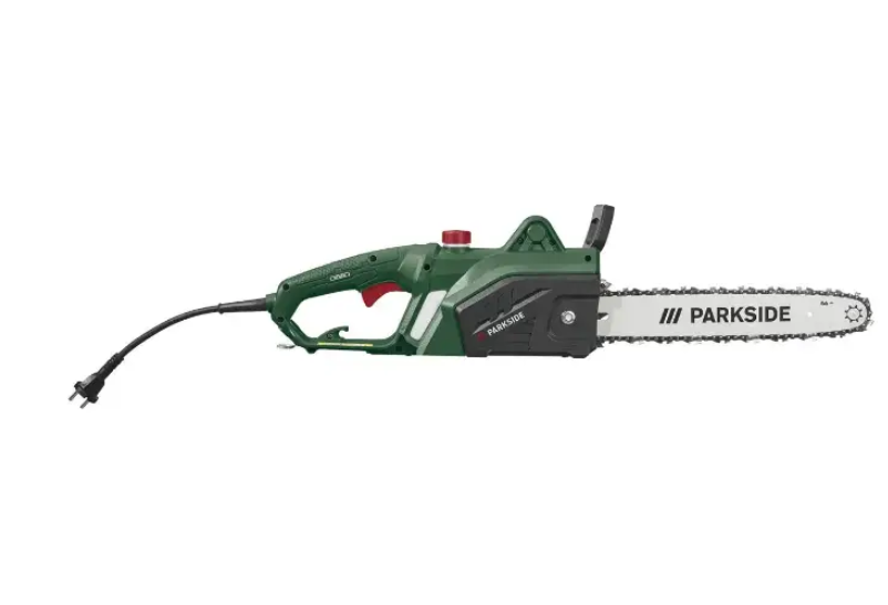 Электропила цепная PARKSIDE PKS 1600 B2 1600 Вт шина 41,5 см Зеленый