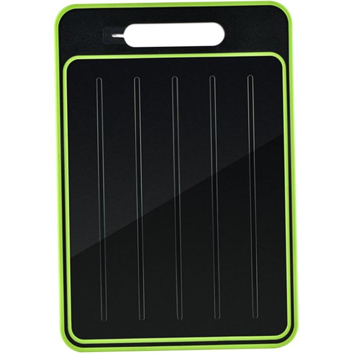 Доска для размораживания и нарезки SMELEYOU 31,1х21 см Черный/Зеленый (2671742)