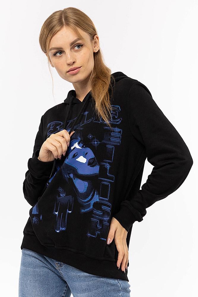 Худі жіноче ЦБ-00199147 р. 42 Чорний (SKT000865252) Худі жіноче ЦБ-00199147 р. 42 Чорний (SKT000865252)