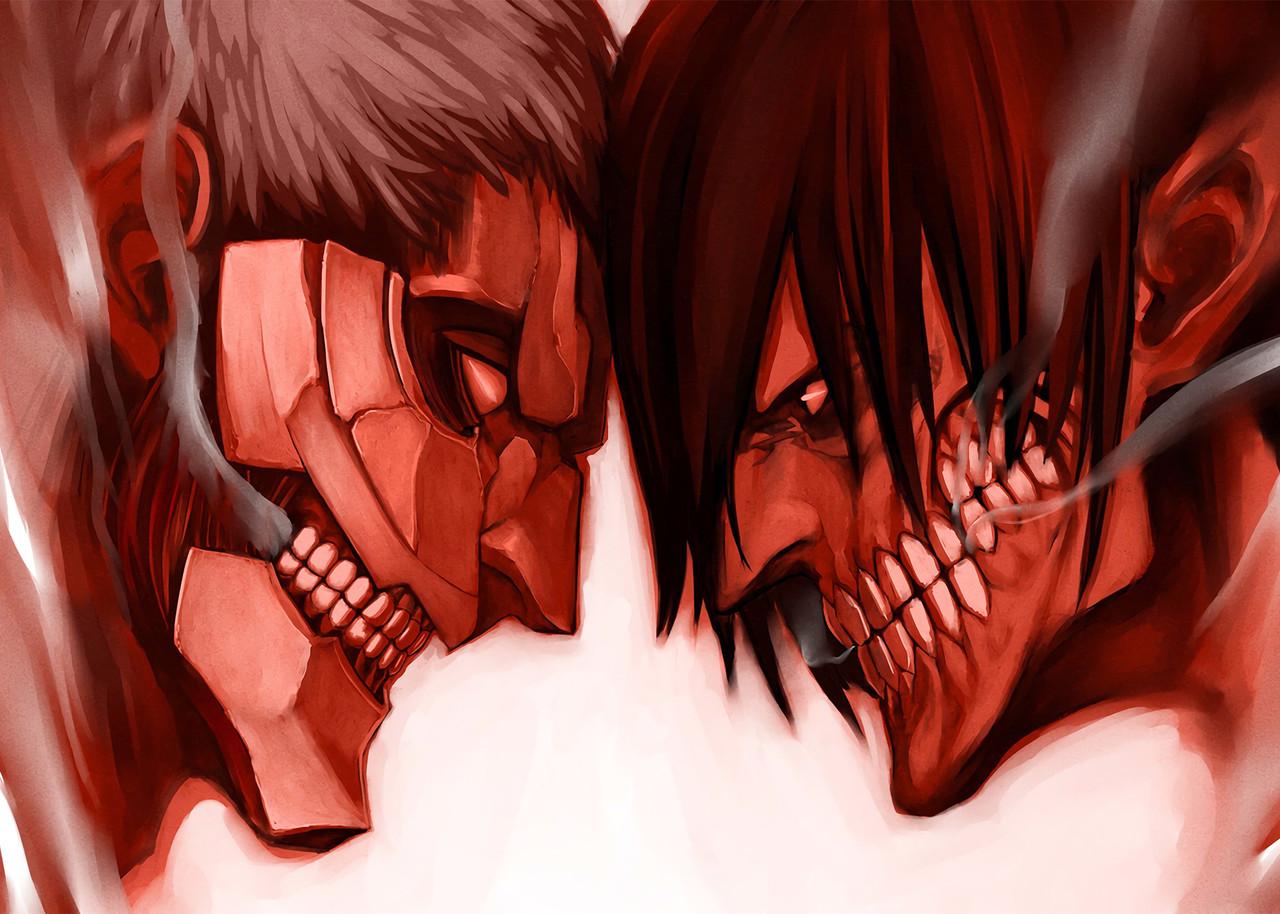 Картина GeekLand Attack on Titan столкновение (AT 09.098)