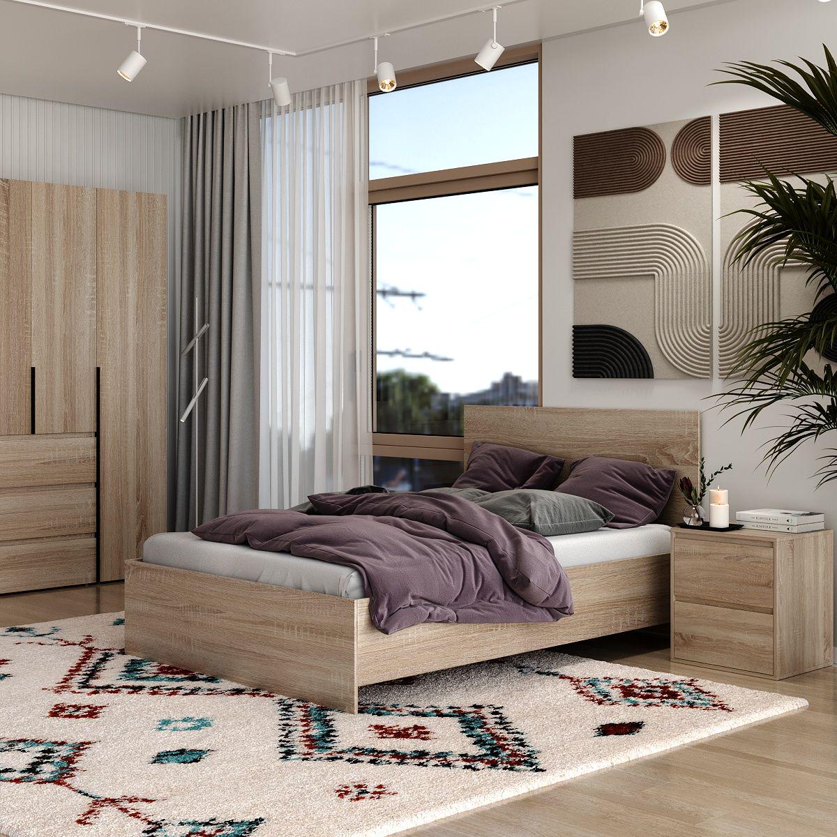 Кровать Art in Head 140x200 Light 1432х401х2032 мм Дуб сонома (LT15130000000)