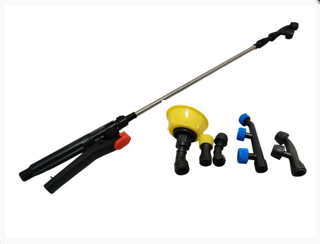Телескопическая труба для аккумуляторного опрыскивателя Grunhelm с комплектом сменных насадок