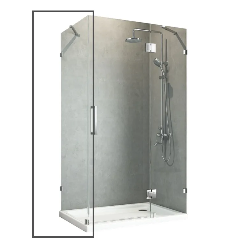 Бічна стінка для кабіни KOER SR SW04-80x200-TR-01 прозоре скло Easy Clean 10 мм Хром (KR5389) Бічна стінка для кабіни KOER SR SW04-80x200-TR-01 прозоре скло Easy Clean 10 мм Хром (KR5389)