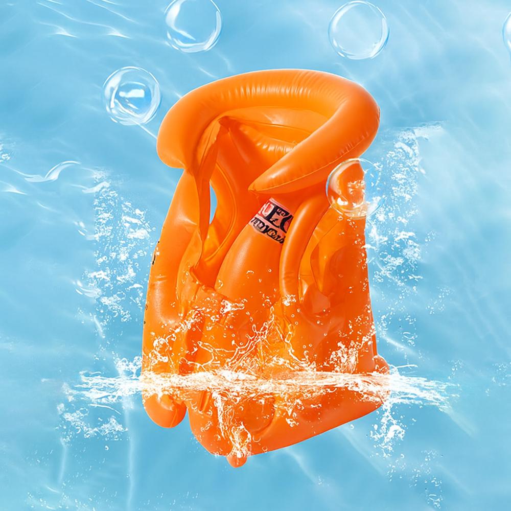 Надувний жилет для плавання для дітей Wave 45 см Помаранчевий (52-пом-BT-6525-M) - фото 4 Надувний жилет для плавання для дітей Wave 45 см Помаранчевий (52-пом-BT-6525-M) - фото 4
