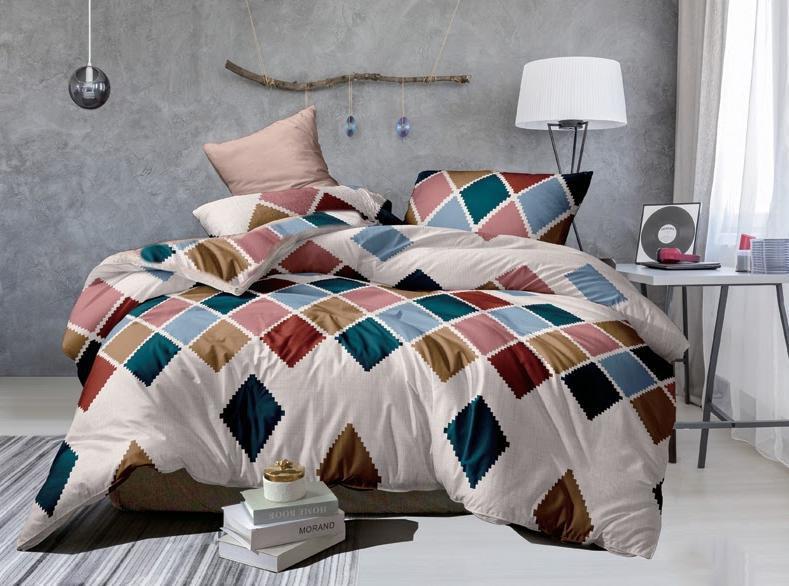 Комплект постельного белья MirSon 15-0244 Edward семейный с 2-я пододеяльниками микросатин Premium 143x210 см (2200003729221)