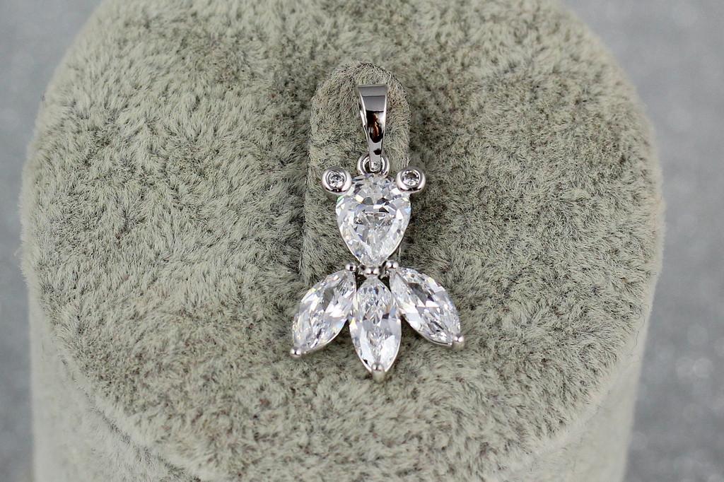 Кулон Xuping Jewelry Рыбка 2 см Серебристый