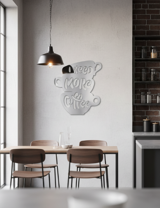 Зеркальный декор DFA Coffee для стен и мебели Серебряный (YA00048-S)