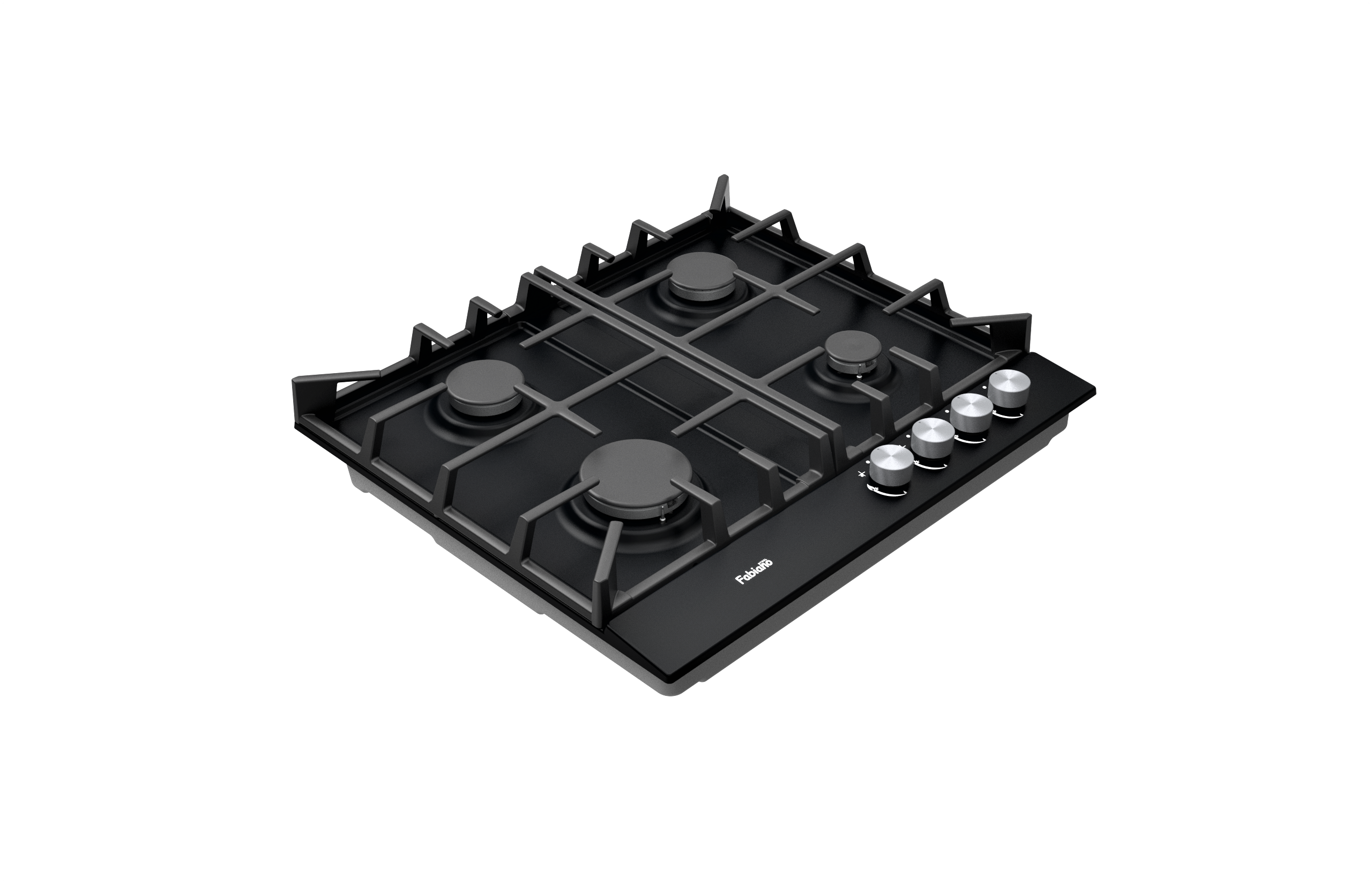 Варильна поверхня газова Fabiano FHG 3744 VGH Black (8112.406.1468) - фото 3 Варильна поверхня газова Fabiano FHG 3744 VGH Black (8112.406.1468) - фото 3