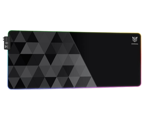 Поверхность игровая Onikuma Gaming Mouse Pad RGB MP006 800x300x4 мм Black (591072)
